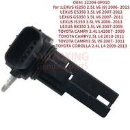 Mass air flow sensor 22204-0P010 For LEXUS IS250 ES350 GS350 IS350 RX350 TOYOTA CAMRY COROLLA MAF se