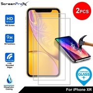 ScreenProx iPhone XR Tempered Glass Screen Protector (2pcs)