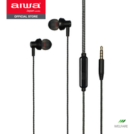 AIWA ESTM-128 Wired In-Ear Earphones หูฟังมีสาย 3.5 มม. น้ำหนักเบา