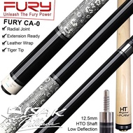Fury CA-0 Pool Cue - HTO Shaft Billiard Maple Stick Tiger EXT Ready