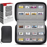 sisma Card Case Holds 64 Cards Soft Case for 3DS 2DS DS SWITCH Card Organizing Storage Pouch "Black"