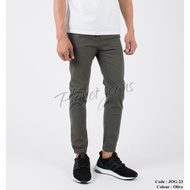 HIJAU Jogger Pants Dark Green Jeans Jogger Pants for Men JOG23- OLIVE