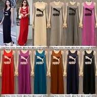 Casual Muslimah Women Singlet Long Dress Jubah Cotton/ Long Dress Cotton