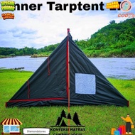 TENDA Inner Tarp Tent 1P Waterproof Inner Tarptent Pyramid Camping Tent/ | Bonus Rope & Peg