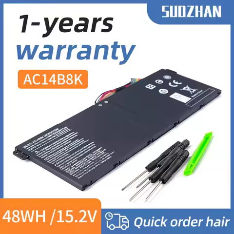 SUOZHAN AC14B8K Battery For Acer Aspire CB3-111 CB5-311 ES1-511 ES1-512 ES1-520 S1-521 ES1-531ES1-73