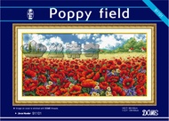 ↂ◄✘ Free delivery Top Quality lovely counted cross stitch kit Poppy Field flower land country dome