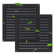 2 Pcs Attic Vent 10" X 10" Shed Vents Gable Vents Boost Ventilation and Guard Against Moisture for I