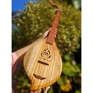Standard Size Acoustic Harp "Golden Teak Auspicious Wood"