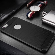 Carristo Iphone 6 Iphone 6S Back Case Cover Carbon Fiber Brushed TPU Silicone Soft Casing Mobile Pho