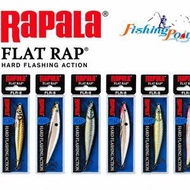 Rapala Flat Rap 8 (FLR-8) Fake Bait Size 8cm/7g Genuine Balsa Wood Plug Fishing For Sea Bass Snakehe