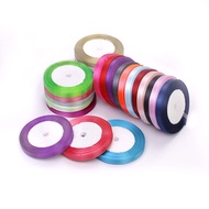 Reben 1cm, reben satin 1cm, reben berwarna 1cm, reben sutera 1cm, reben kain pembalut belakang kerus