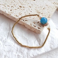 藍磷灰石 黃水晶 淡水珍珠  水晶手環 手串 黑膽石 天然石