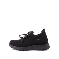 LARRIE Kasut Perempuan BLACK Bertali Fit Delicate Sneakers - L62222-MM01SV-1-BLACK