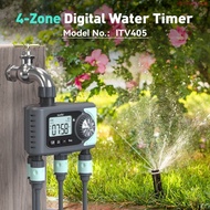 Taiwan Shipment Zone 4 Water Timer With Rain Delay Garden Hose Irrigation Device Sprinkler Manual Wa