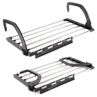 好時候 - 不鏽鋼摺疊式掛架 露台 窗台 掛衣架 曬衣架 陽台曬鞋架 晾衫架 不銹鋼 晾衣架 浴室掛毛巾