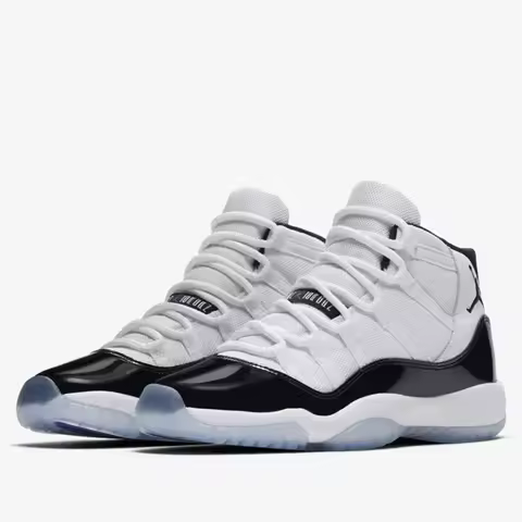 Nike Authentic Air Jordan 11 (GS) Women's Youth Basketball Shoes 378038-100