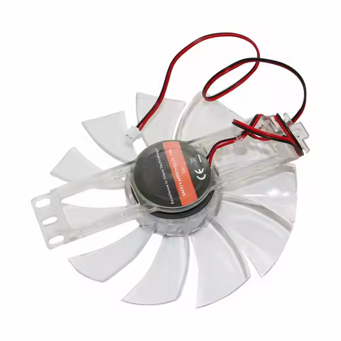 DC 12V 0.35A/0.32A Brushless Fan 11 Leaves Plastic Transparent Color Chicken Incubator Accessories C