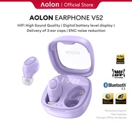 Aolon V52 True Wireless Bluetooth Earphone Noise Cancelling Sport Waterproof TWS Earbuds With Microphone
