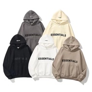 ESSENTIALS2023 Autumn/Winter high quality printed men's and women's casual fashion loose long-sleeve