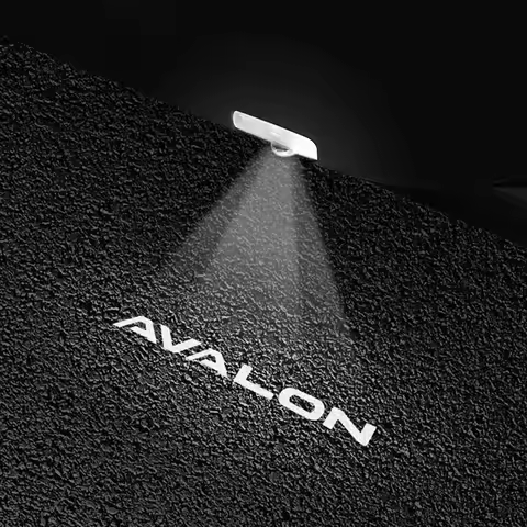 Emblem AVALON Logo Projectors Light LED Shadow Door Light For Toyota AVALON GR Toyota Door Light Toy