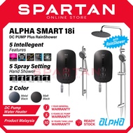 Alpha Instant Water Heater (DC Pump/Rain Shower) SMART 18 Series 5-Spray Pattern SMART 18i / SMART 18i Plus RainShower
