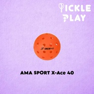AMASPORT X-Ace 40 Pickleball / Orange / Product / USAPA Approved / X Ace Pickleball