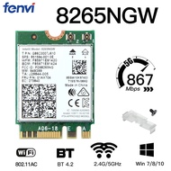 Fenvi Dual Band 867Mbps Kad Wifi Wayarles 8265NGW 802.11ac Untuk Bluetooth 4.2 8265ac NGFF Wi-fi Wla