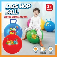 [Ready Stock] Kids Jumping Ball Hopper with Handle Inflatable Bouncy Ball Toy