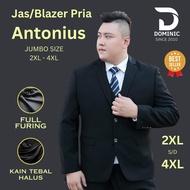 JUMBO SIZE FORMAL BLACK BLAZER JACKET FOR MEN / JUMBO BLACK JACKET FOR MEN / XXXXL BLACK JACKET FOR 