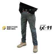 【SECTOR SEVEN】 กางเกง IX11 ผ้ายืด ผ้าเรียบ/หนา กระเป๋าไร้ซิป เปิด-ปิดด้วยแม่เหล็ก กันละอองน้ำ ทรงเท่