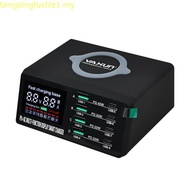 110W USB C Charging Station PD QC3.0 Fast USB Charger Wireless Charger LED Display Charger Hub