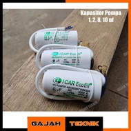 atw13- Kapasitor Bulat Icar Ecofill 1 1,5 8 10 uf ORI Pompa Air Mesin