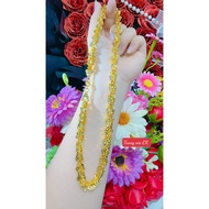High quality 18k plated apricot twisted transfer wire K058