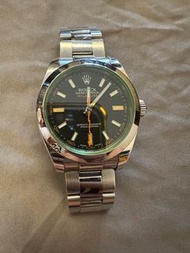 （停產）fullset Rolex 勞力士116400GV綠玻璃