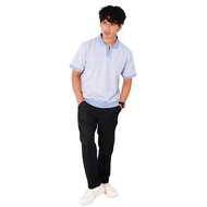 POSHBOY Polo Premium Flat Knitt Sausalito Warna Biru - Kaos Polo Pria Lengan Pendek Rajut Original