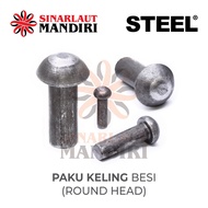 Round Head Iron Rivet 1/4 x 1.1/4 Round Head Rivet