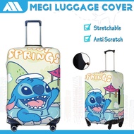 Stitch Luggage Cover Protector Elastic Suitcase Cover Travel Accessories 行李箱保護套旅行箱保护套 18/20/22/24/26