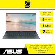 Asus Laptop ZenBook UX425E-AKI966WS/UX425E-AKI487TS /Intel Core i7-1165G7/8GB D4/512GB SSD/14.0"FHD