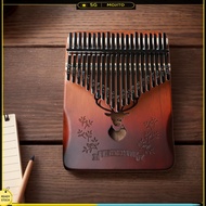 Kalimba 21 Keys Full Wood Kalimba with Sound Hole Professional Thumb Piano Portable Mbira Finger Pia