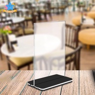 [Edstars] Acrylic Sign Holder Vertical A4 8.5 x 11 Inches Clear Flyer Document Holder Paper Holder f