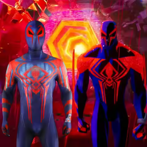 Spider Man 2099 Cosplay Costume Miguel O'Hara Jumpsuit Halloween Comic-Con Props Bodysuit Spiderman 