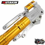 MUTAKIN 3D CNC โช๊ค Yamaha NMAX155 กระบอกโช้คหน้าโช้คหน้าแต่ง ทั้งชุด Nmax 155 โช้คหน้าเอ็นแม็ก