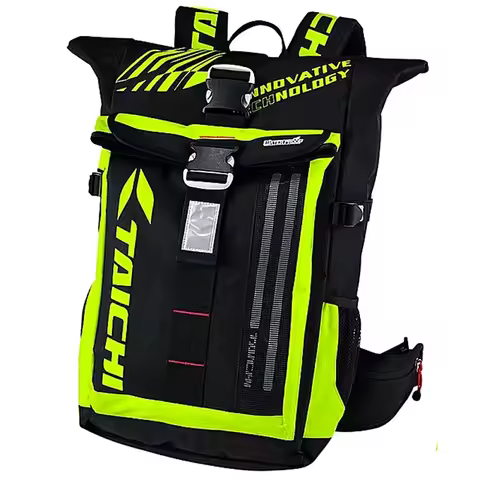 TAICHI new travel motorcycle bag LED night light cold light fashion large capacity motorcycle travel
