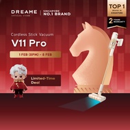 【NEW】Dreame V11 Pro Cordless Vacuum Cleaner | Lightweight & Powerful | Brush Head with Blue Light | 