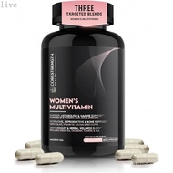 CoreStrengthHealthWomen'ultivitaminwithBComple,Biotin,D3-60Ct|PromotesStrongHair,Nails,MadeinUSA,Sup