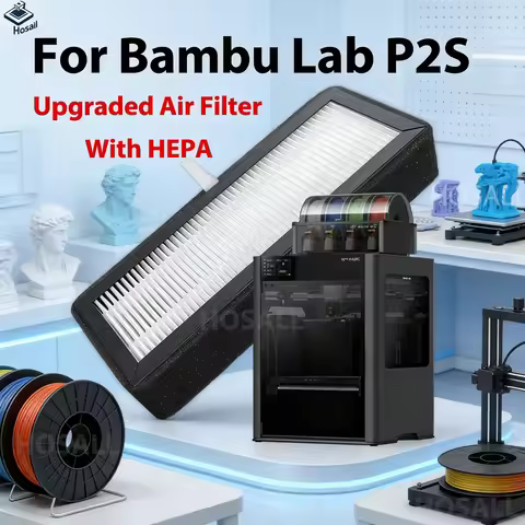 P2S Upgraded Air Fiter For Bambu Lab P2S Filter HEPA 13 Activated Carbon Combo Air Filter Bambulab P