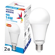 ADATA 威剛 LED 球泡燈 14W 1890lm  白光  2個