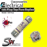 Plug Top Fuse 13A BS1362 - 5 pcs