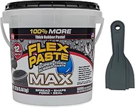 Flex Seal Paste (12 lb, Black) with Allway Tools Putty Knife Set (3-Pack) Bundle (2 Items)