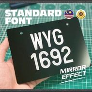 Motor Number Plate 💯STANDARD FONT